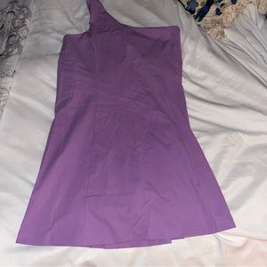 NWT Outdoor Voices Lavender One Shoulder Dress Lined